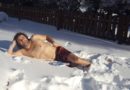 Quen dixo frío? O deputado David Rodríguez en bañador na neve